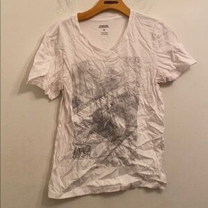 Foreign exchange white graphic t-shirt